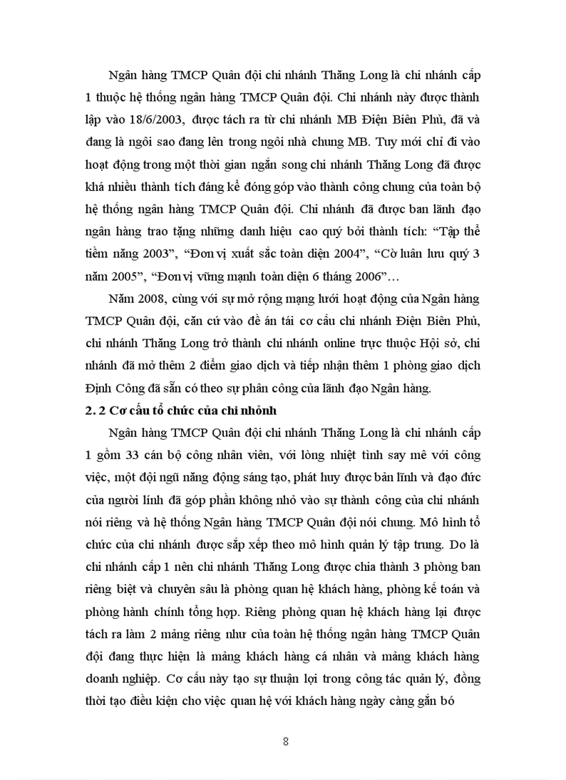 image for page Hoàn thiện chính sách phát triển dịch vụ cho vay khách hàng cá nhân tại ngân hàng TMCP Quân đội - Chi nhánh Thăng Long