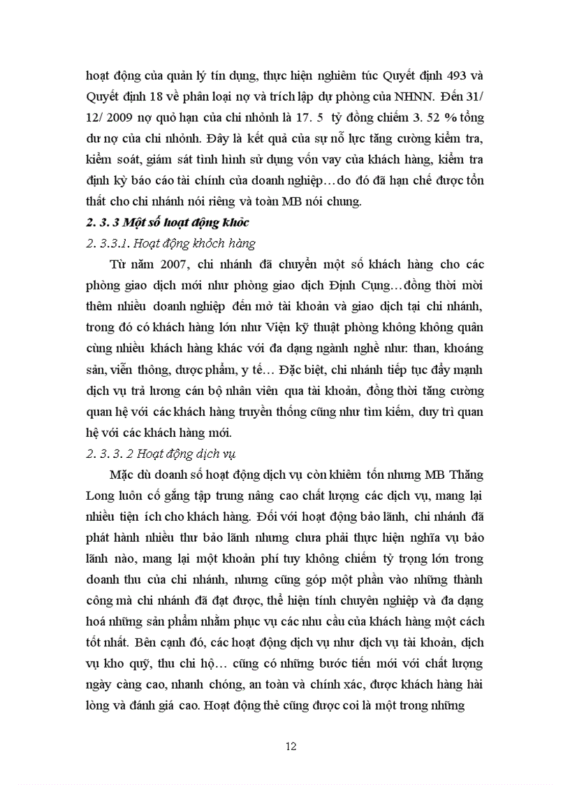 image for page Hoàn thiện chính sách phát triển dịch vụ cho vay khách hàng cá nhân tại ngân hàng TMCP Quân đội - Chi nhánh Thăng Long