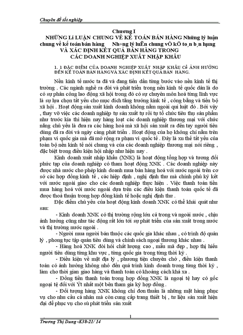 image for page Kế toán bán hàng và xác điịnh kết quả bán hàng ở công ty XNK và hợp tác đầu tư