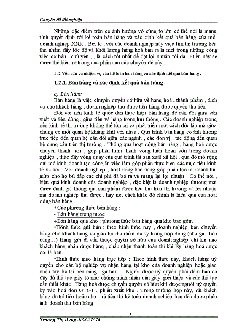 image for page Kế toán bán hàng và xác điịnh kết quả bán hàng ở công ty XNK và hợp tác đầu tư