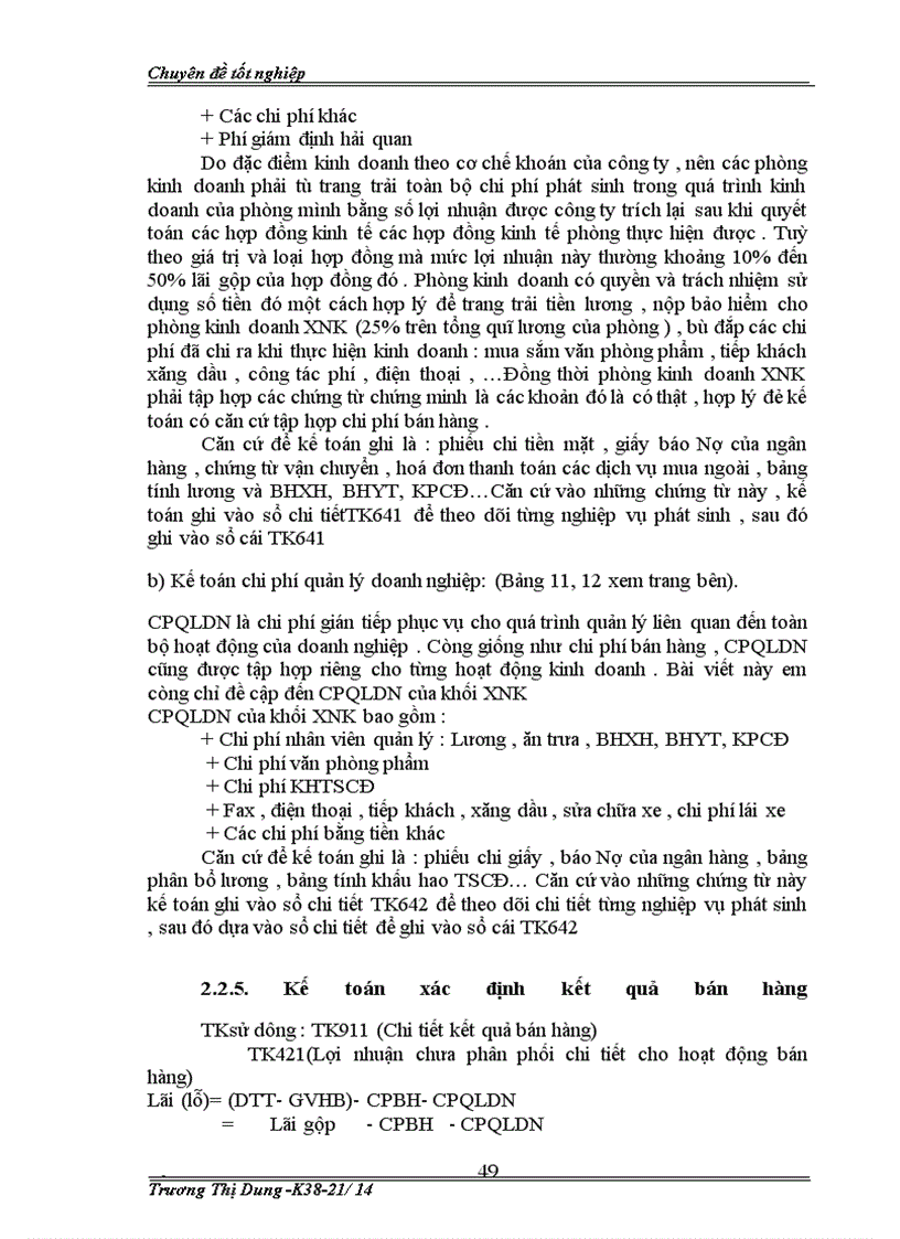 image for page Kế toán bán hàng và xác điịnh kết quả bán hàng ở công ty XNK và hợp tác đầu tư