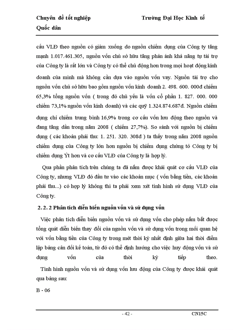 image for page Vốn lưu động và hiệu quả sử dụng vốn lưu động của Công ty Cổ phần Thành Trung