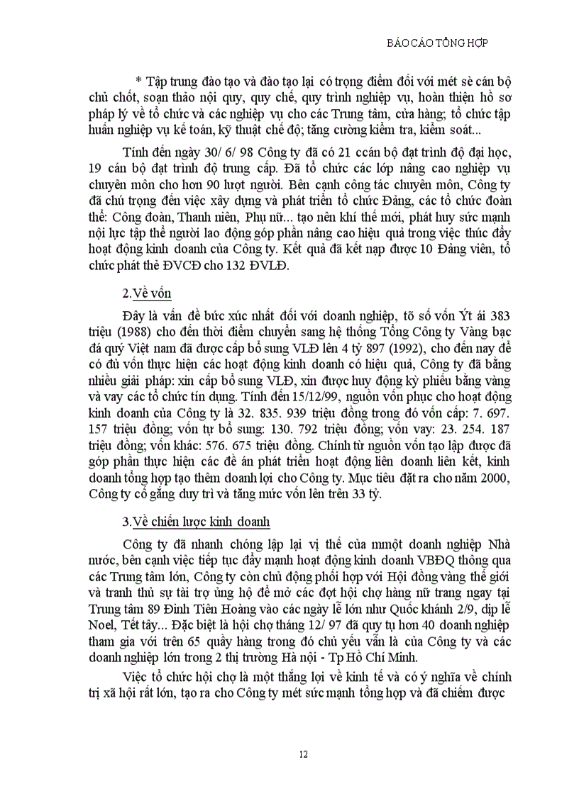 image for page Hoạt động kinh doanh của Công ty Vàng bạc đá quý Tp Hà nội