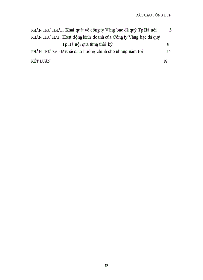 image for page Hoạt động kinh doanh của Công ty Vàng bạc đá quý Tp Hà nội