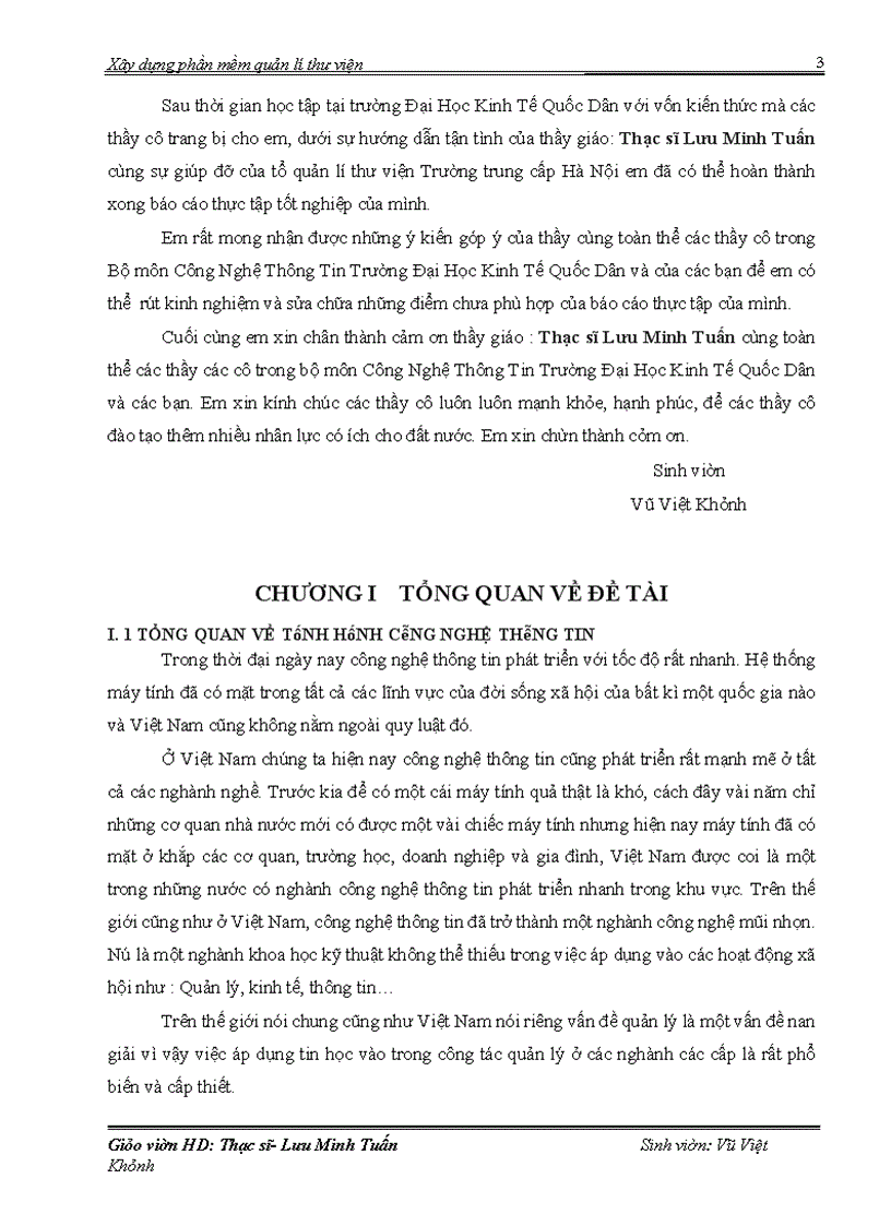 image for page Ứng dụng tin học vào việc quản lí thư viện tai thư viện của trường Trung cấp đa nghành Vạn Xuân