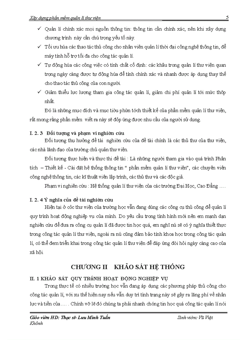 image for page Ứng dụng tin học vào việc quản lí thư viện tai thư viện của trường Trung cấp đa nghành Vạn Xuân