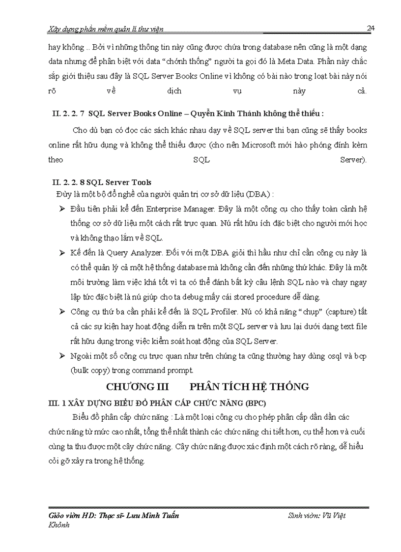 image for page Ứng dụng tin học vào việc quản lí thư viện tai thư viện của trường Trung cấp đa nghành Vạn Xuân