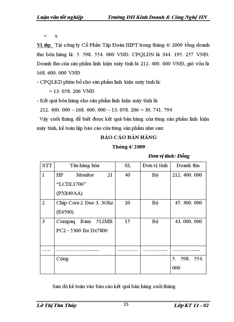image for page Thực trạng kế toán bán hàng và xác định kết quả bán hàng tại công ty cổ phần tập đoàn HIPT