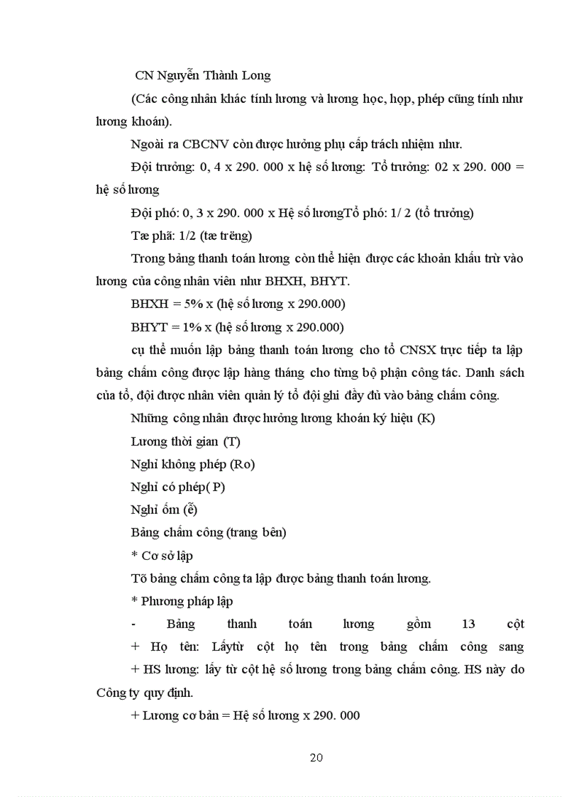 image for page Báo cáo tổng hợp tại: xí nghiệp Sông Đà 206.