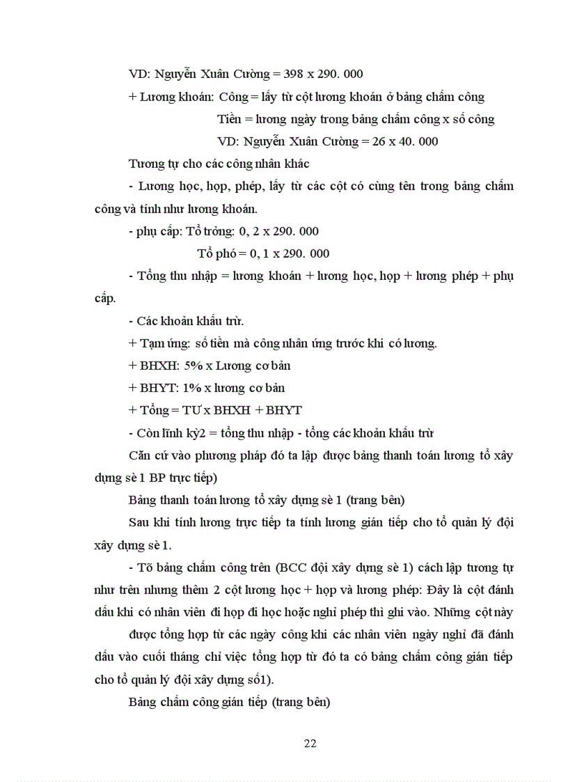 image for page Báo cáo tổng hợp tại: xí nghiệp Sông Đà 206.
