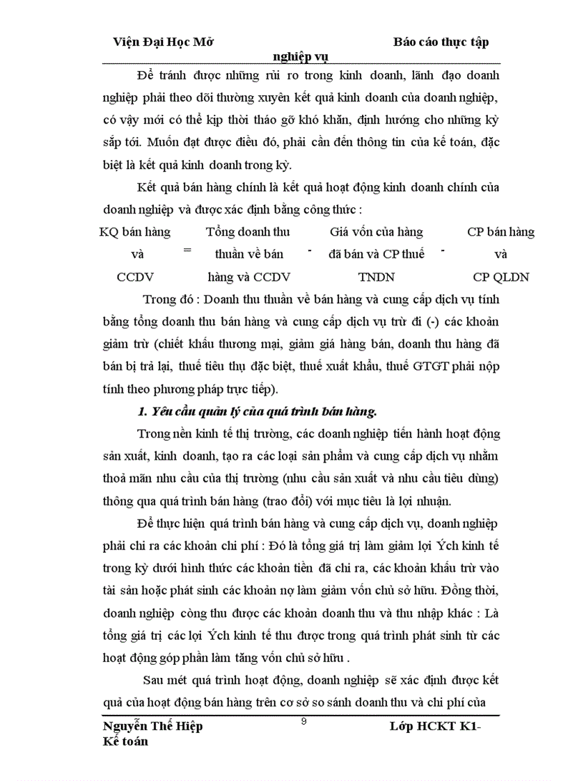 image for page Bán hàng và xác định kết quả kinh doanh tại công ty Cổ phần Điện tử Tin học Viễn thông