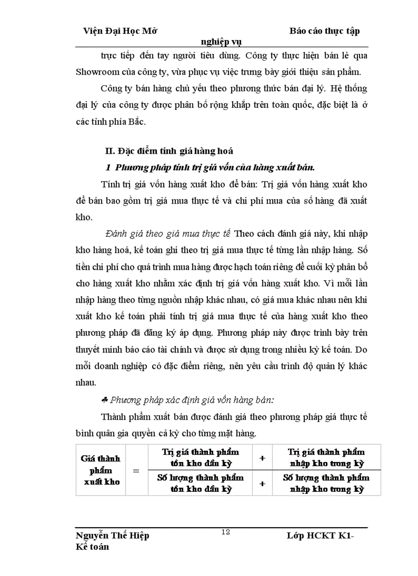 image for page Bán hàng và xác định kết quả kinh doanh tại công ty Cổ phần Điện tử Tin học Viễn thông