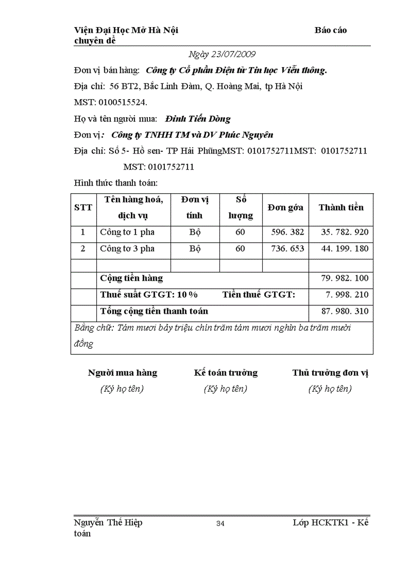 image for page Bán hàng và xác định kết quả kinh doanh tại công ty Cổ phần Điện tử Tin học Viễn thông