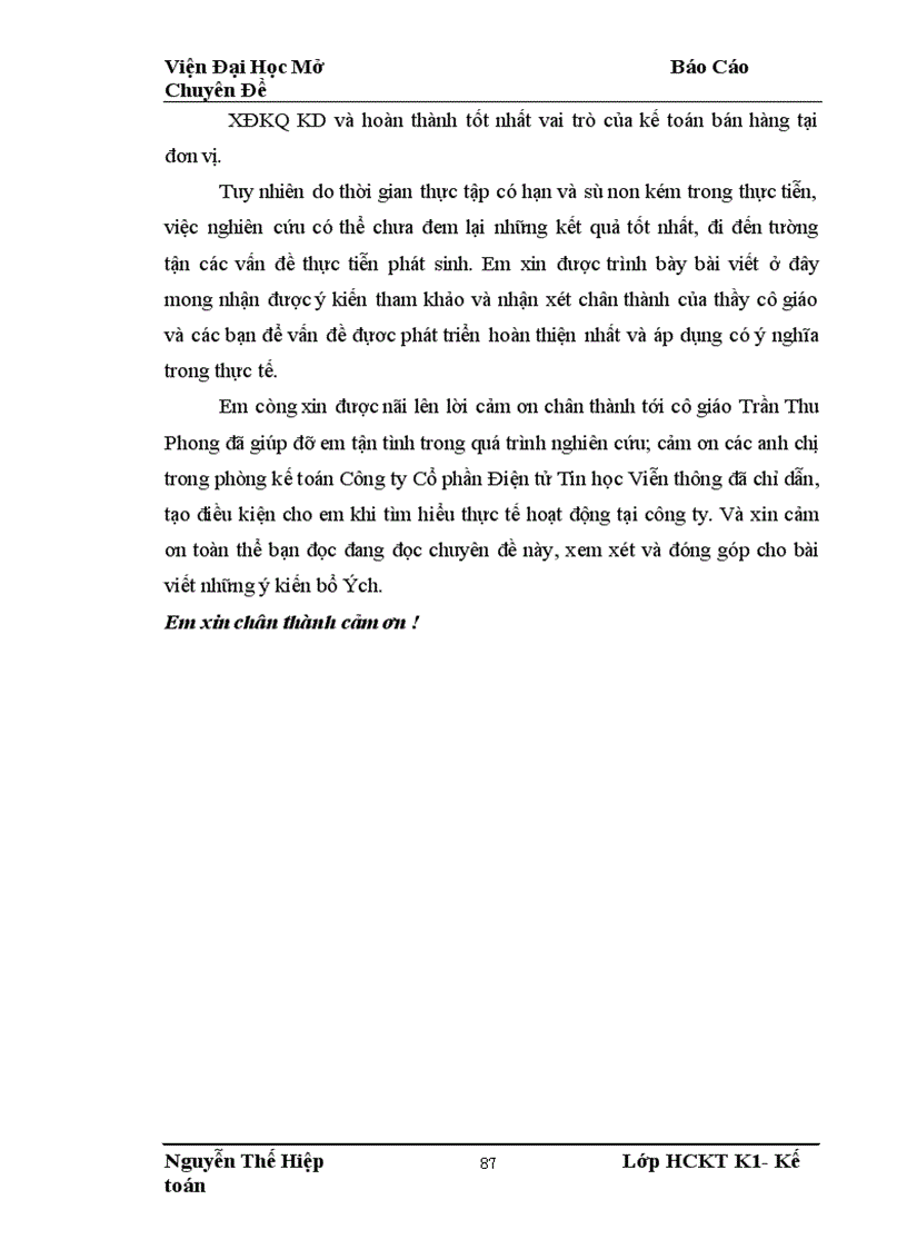 image for page Bán hàng và xác định kết quả kinh doanh tại công ty Cổ phần Điện tử Tin học Viễn thông