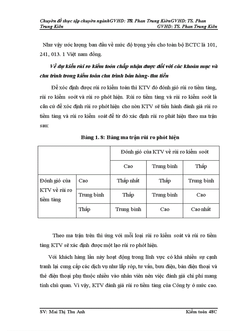 image for page Kiểm toán chu trình bán hàng - thu tiền do do Công ty TNHH Kiểm toán Nhân Việt thực hiện