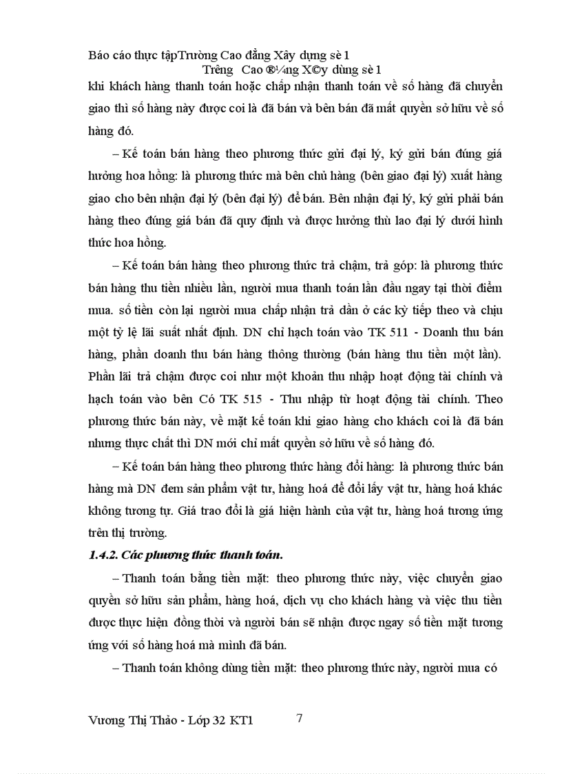 image for page Bán hàng và xác định kết quả kinh doanh cuả Công ty cổ phần thương mại Xuất Nhập khẩu Hưng Việt