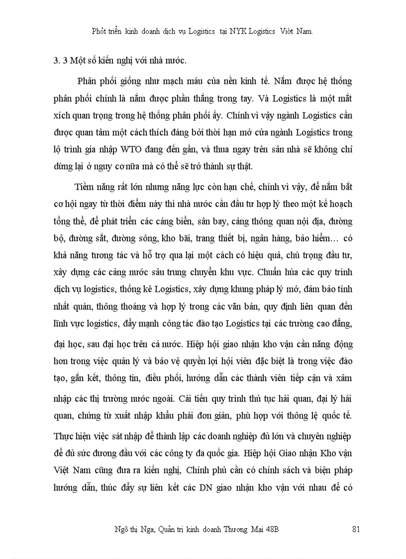 image for page Phát triển kinh doanh dịch vụ Logistics tại công ty NYK Logistics Việt Nam