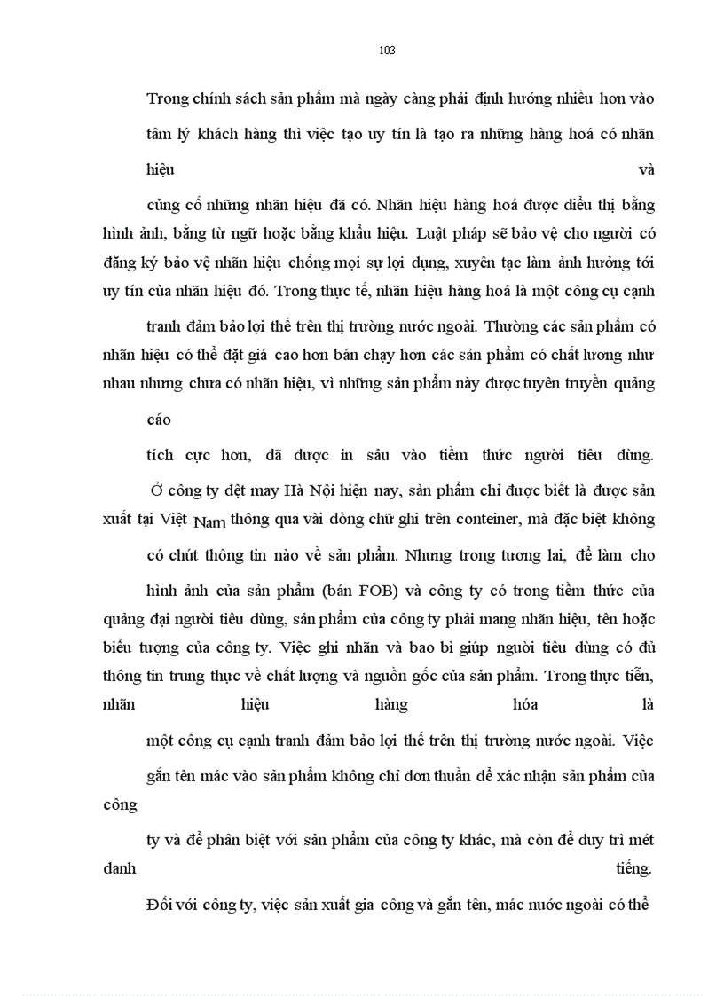 image for page Cỏc giải phỏp nõng cao sức cạnh tranh của sản phẩm xuất khẩu ở cụng ty dệt may Hà Nội (Hanosimex)