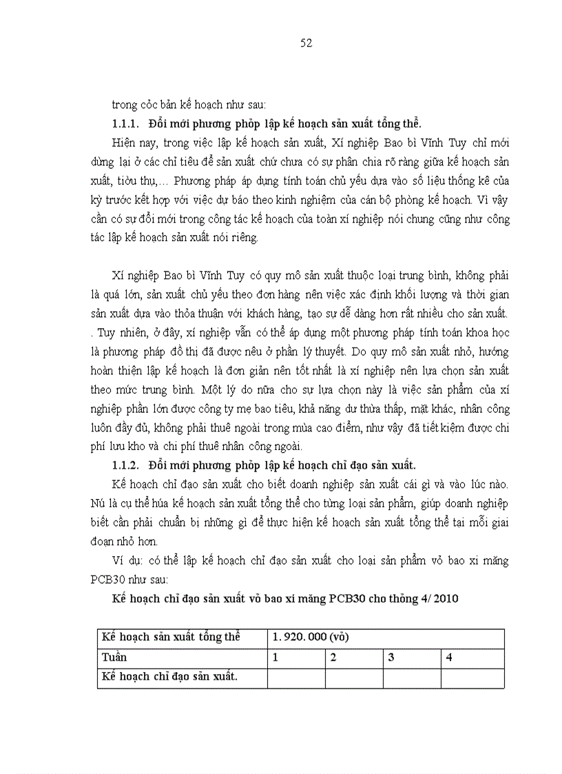 image for page Hoàn thiện công tác lập kế hoạch sản xuất tại xớ nghiệp Xớ nghiệp Bao bì Vĩnh Tuy