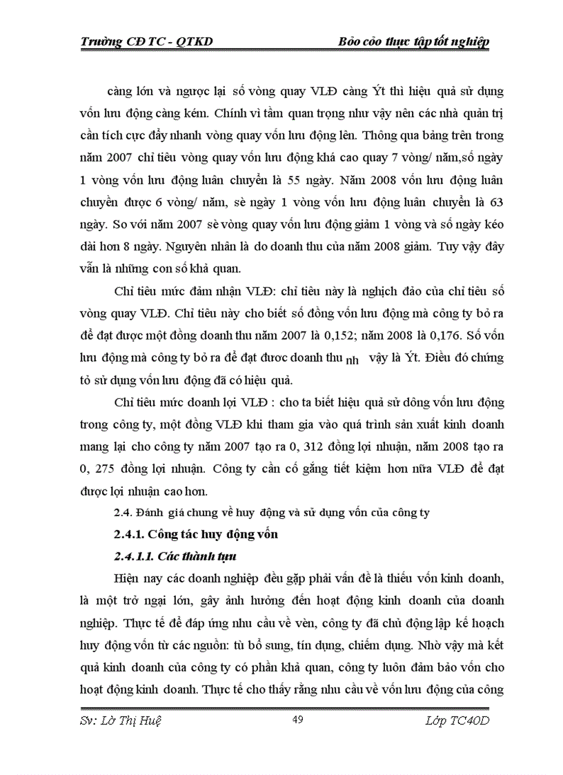 image for page Huy động và sử dụng vốn kinh doanh tại Công ty cổ phần tổng hợp Hà Nam