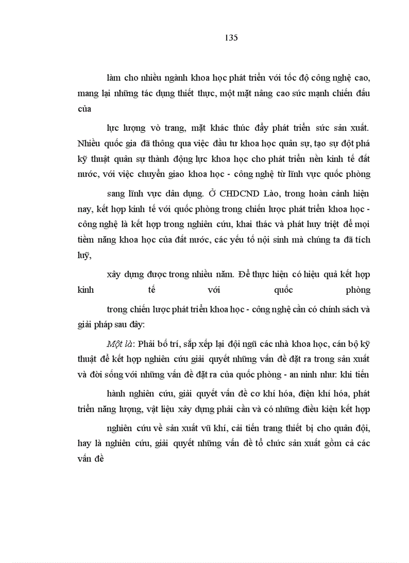 image for page Mối quan hệ biện chứng giữa kinh tế với quốc phòng trong thời kỳ đổi mới ở CHDCND Lào