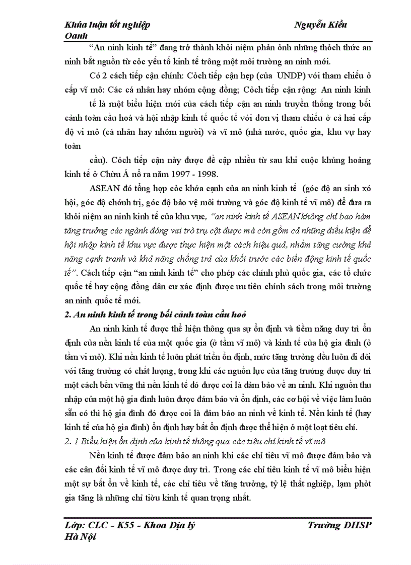 image for page Tác động của chênh lệch phát triển con người tới an ninh kinh tế ở khu vực ASEAN giai đoạn 1985 - 2005