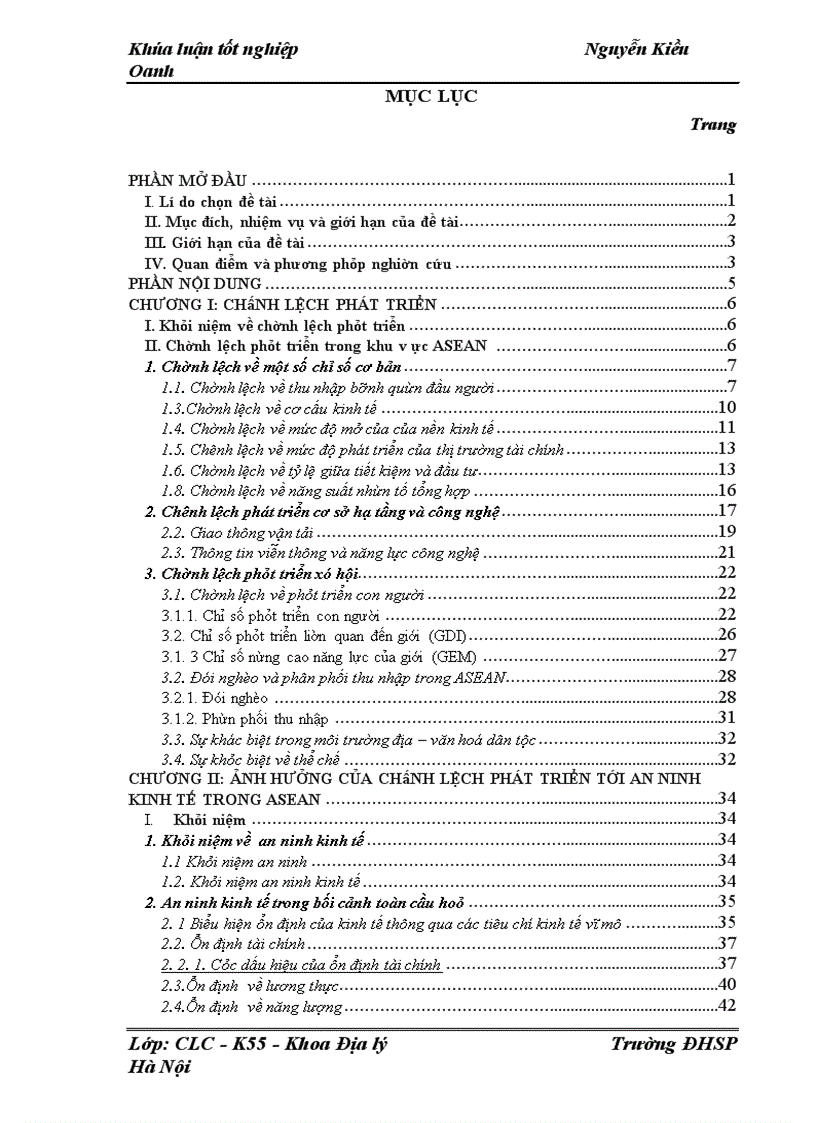 image for page Tác động của chênh lệch phát triển con người tới an ninh kinh tế ở khu vực ASEAN giai đoạn 1985 - 2005