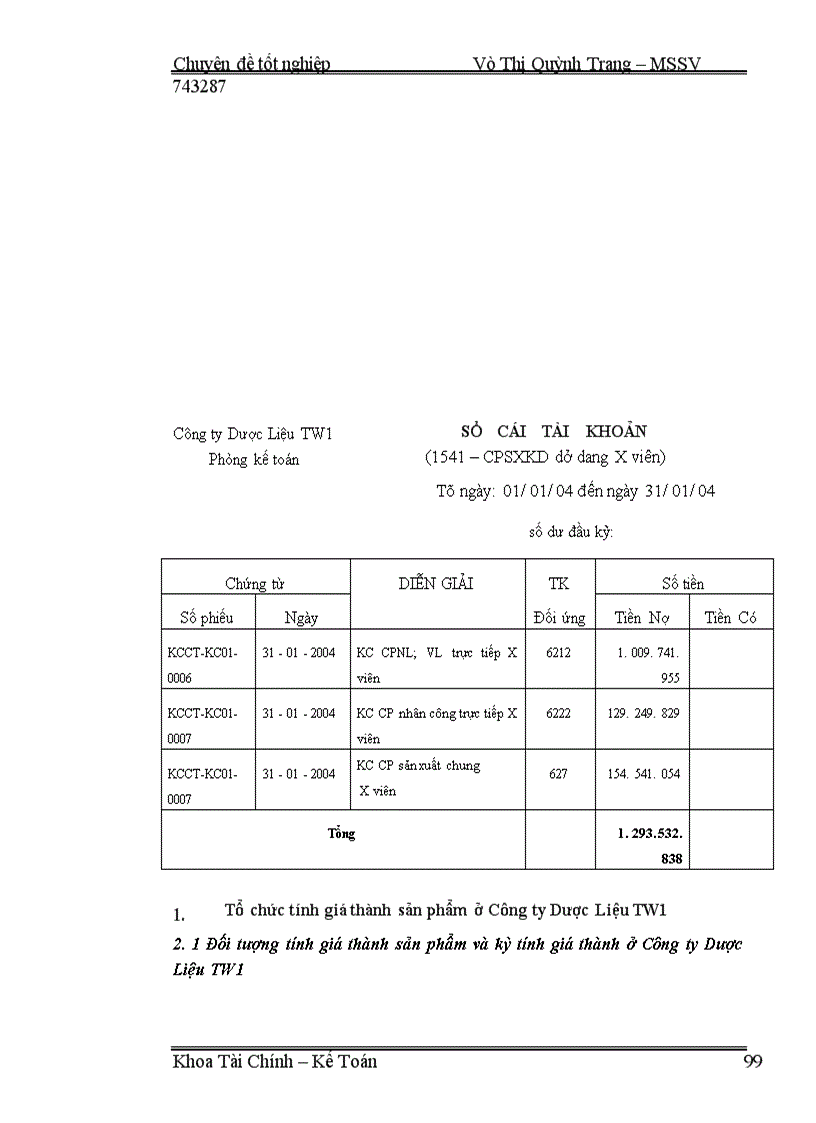 image for page Hoàn thiện tổ chức công tác kế toán chi phí sản xuất và tính giá thành sản phẩm tại Công ty Dược liệu TW1