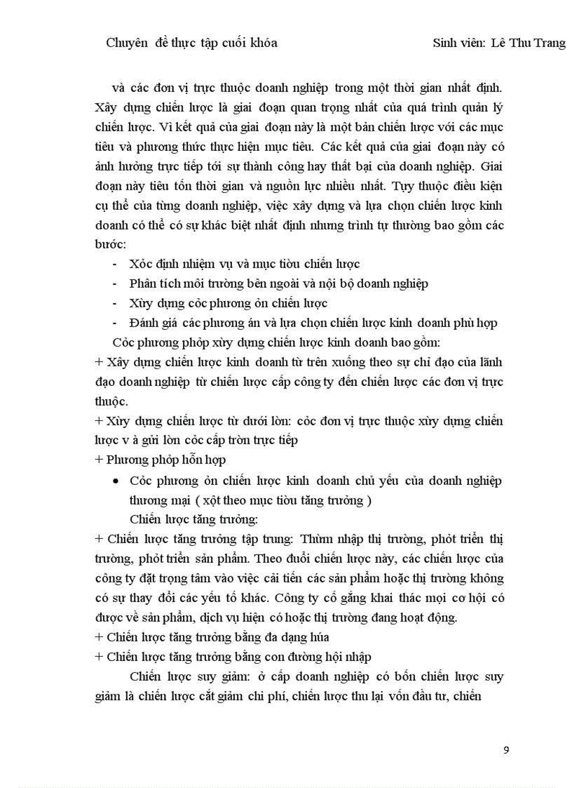 image for page Giải pháp hoàn thiện công tác xây dựng chiến lược kinh doanh của công ty Cổ phần Đầu tư và thương mại ( Constrexim – TM )