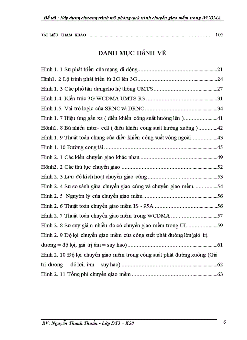 image for page Xây dựng chương trình mô phỏng quá trình chuyển giao mềm trong WCDMA