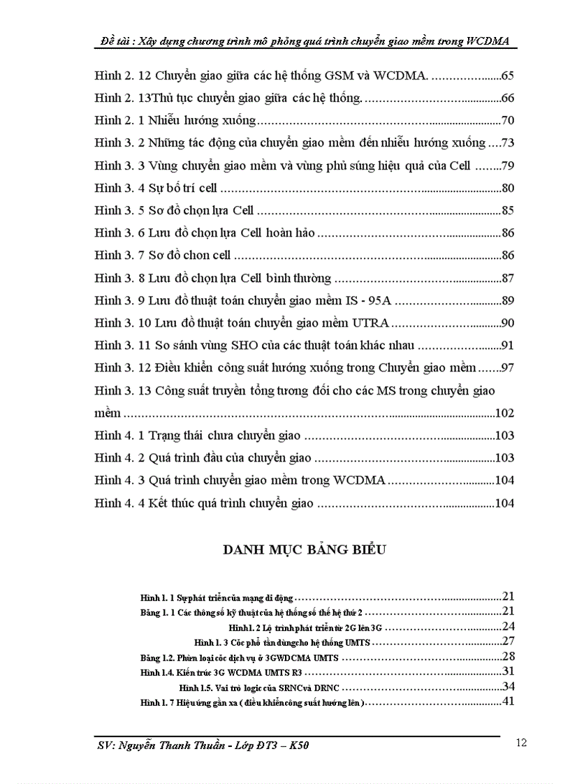 image for page Xây dựng chương trình mô phỏng quá trình chuyển giao mềm trong WCDMA