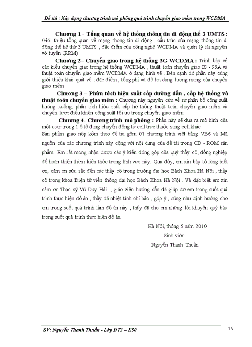 image for page Xây dựng chương trình mô phỏng quá trình chuyển giao mềm trong WCDMA