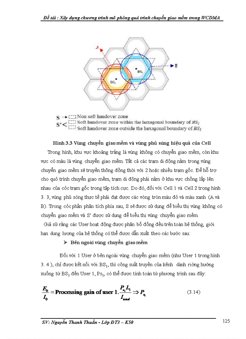 image for page Xây dựng chương trình mô phỏng quá trình chuyển giao mềm trong WCDMA