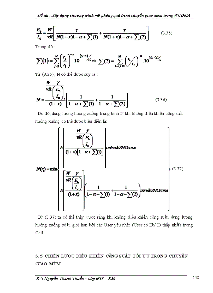 image for page Xây dựng chương trình mô phỏng quá trình chuyển giao mềm trong WCDMA