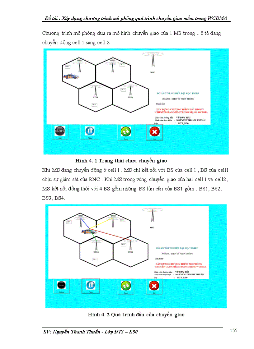 image for page Xây dựng chương trình mô phỏng quá trình chuyển giao mềm trong WCDMA