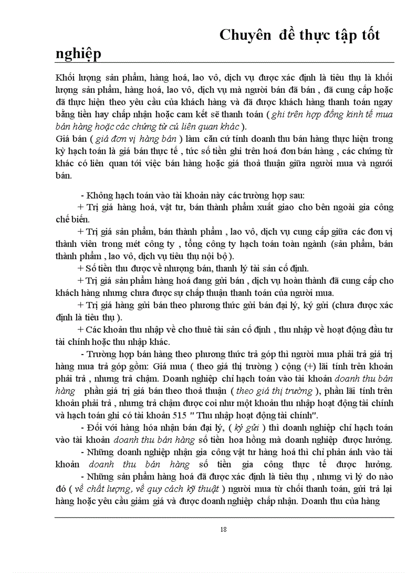 image for page Kế toán tiêu thụ hàng hoá và xác định kết quả kinh doanh ở công ty xăng dầu khu vực III