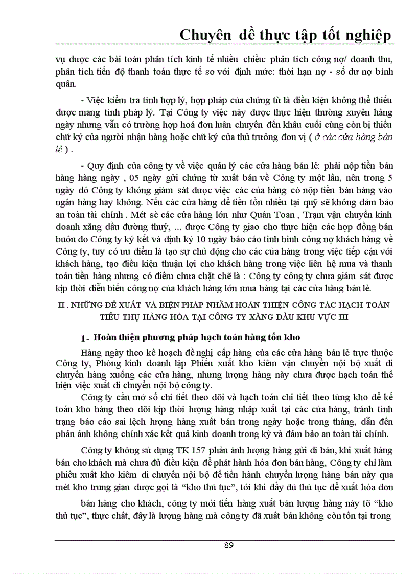 image for page Kế toán tiêu thụ hàng hoá và xác định kết quả kinh doanh ở công ty xăng dầu khu vực III