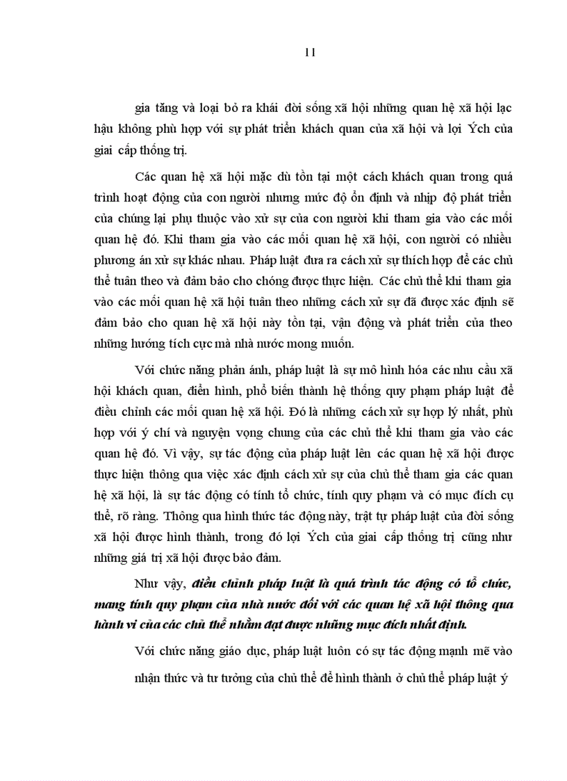 image for page Vấn đề lý luận cơ bản về cơ chế điều chỉnh pháp luật