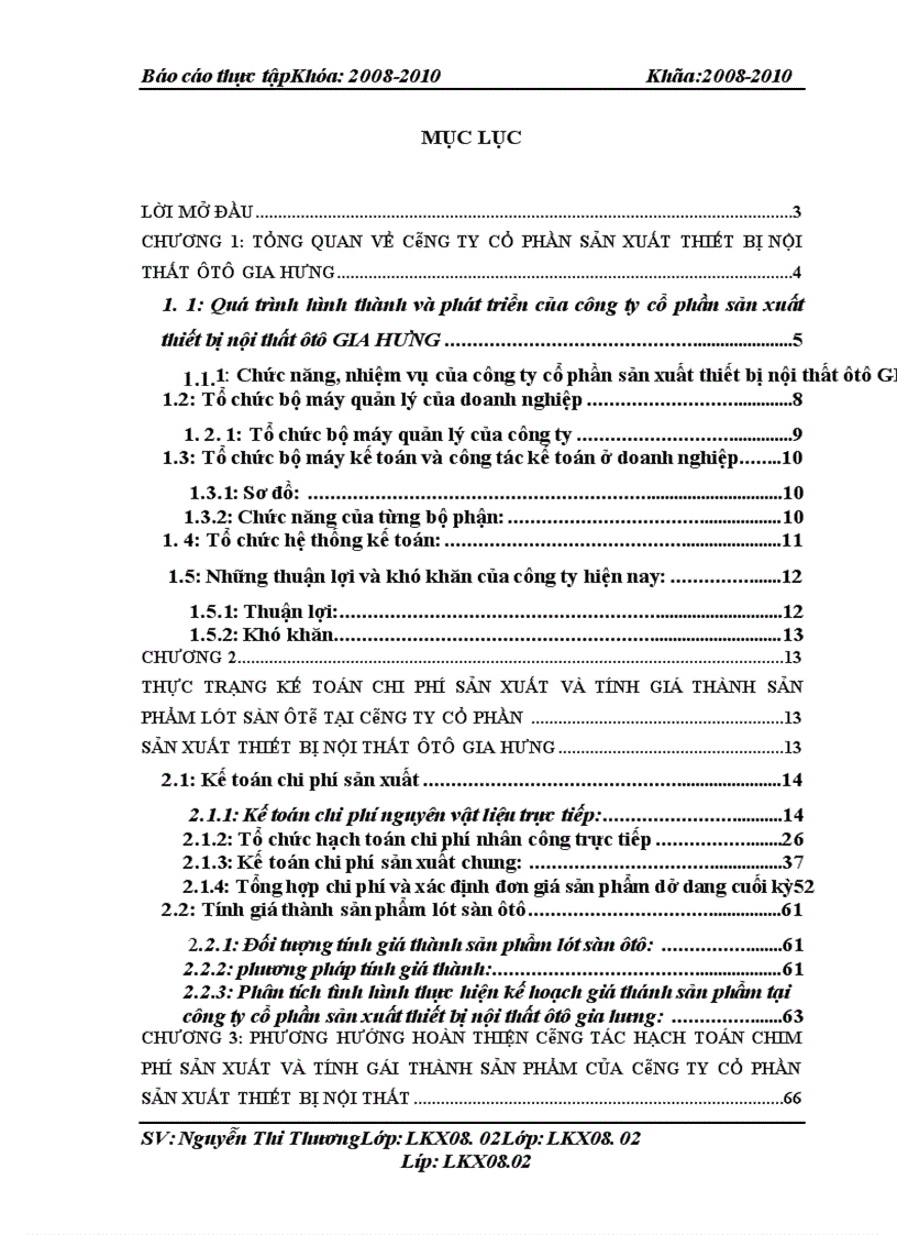 image for page Hoàn thiện chi phí sản xuất và tính giá thành sản phẩm lót sàn ô tô tại công ty cổ phần sản xuất thiết bị nội thất ô tô GIA HƯNG