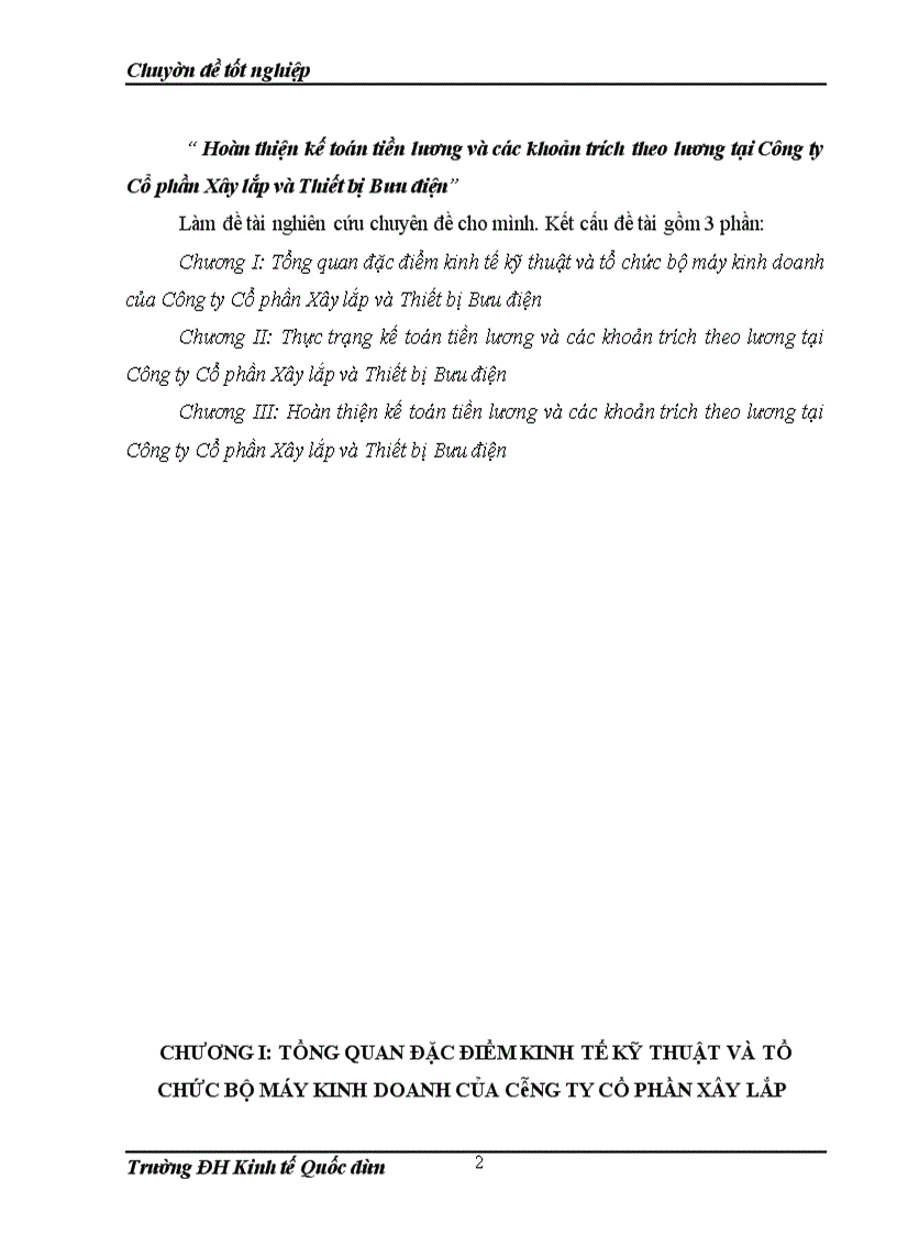 image for page Hoàn thiện kế toán tiền lương và các khoản trích theo lương tại Công ty Cổ phần Xây lắp và Thiết bị Bưu điện