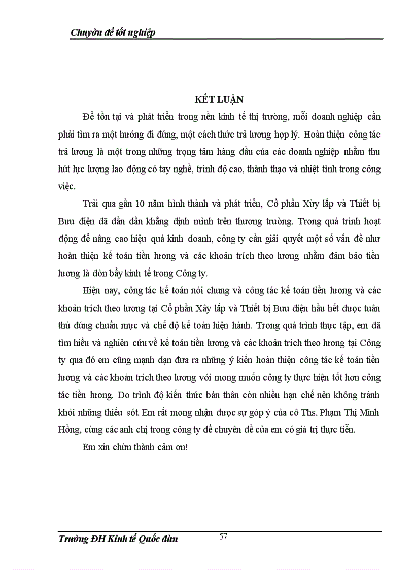 image for page Hoàn thiện kế toán tiền lương và các khoản trích theo lương tại Công ty Cổ phần Xây lắp và Thiết bị Bưu điện