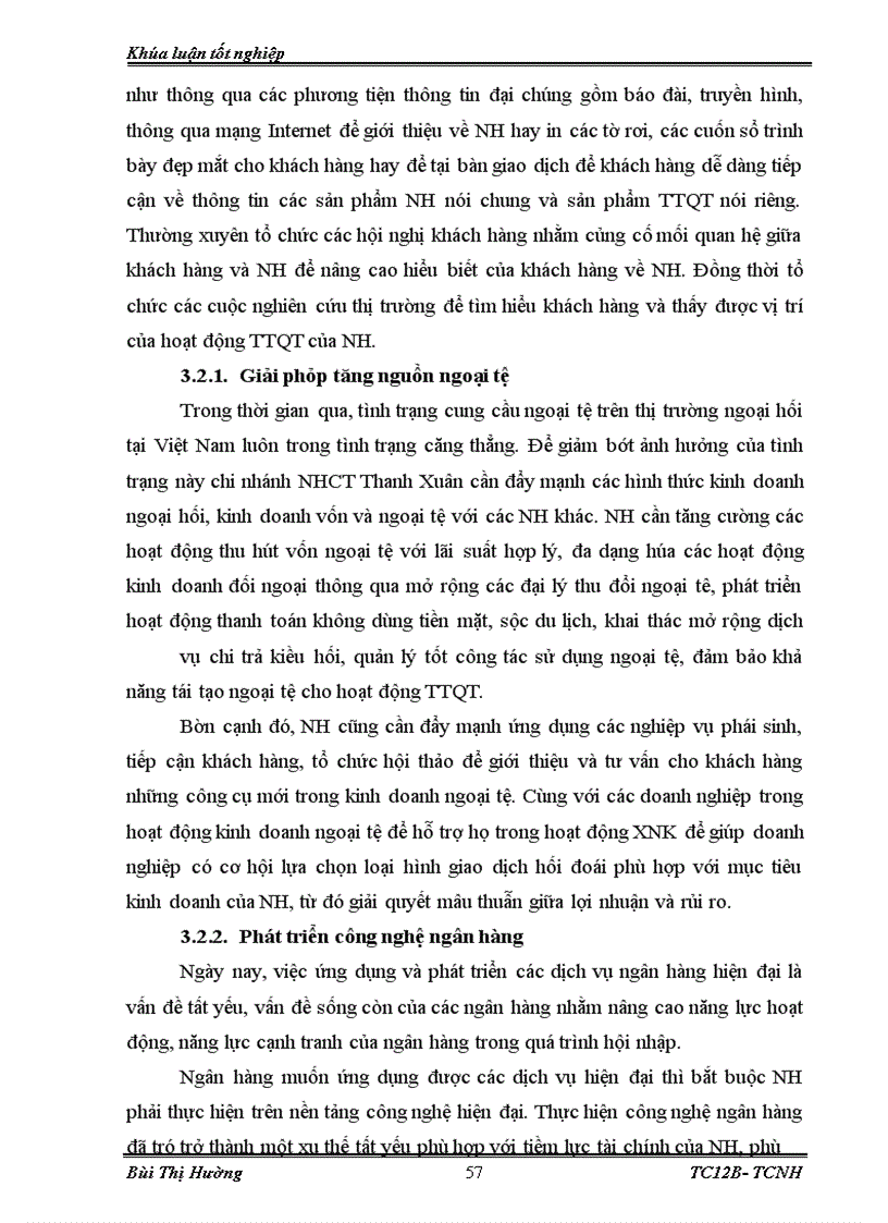 image for page Giải pháp nâng cao chất lượng thanh toán quốc tế tại chi nhánh Ngân hàng công thương Thanh Xuân