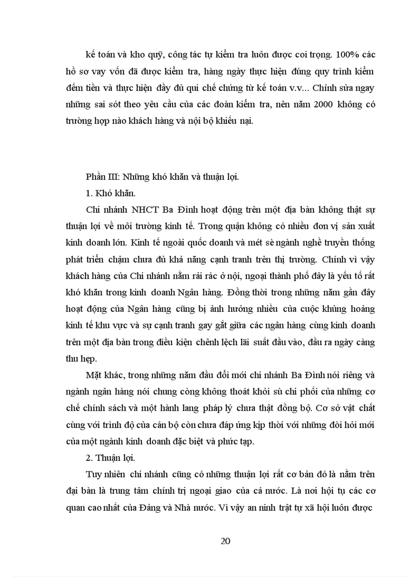 image for page Những khó khăn và thuận lợi của Ngân hàng Công thương Ba Đình