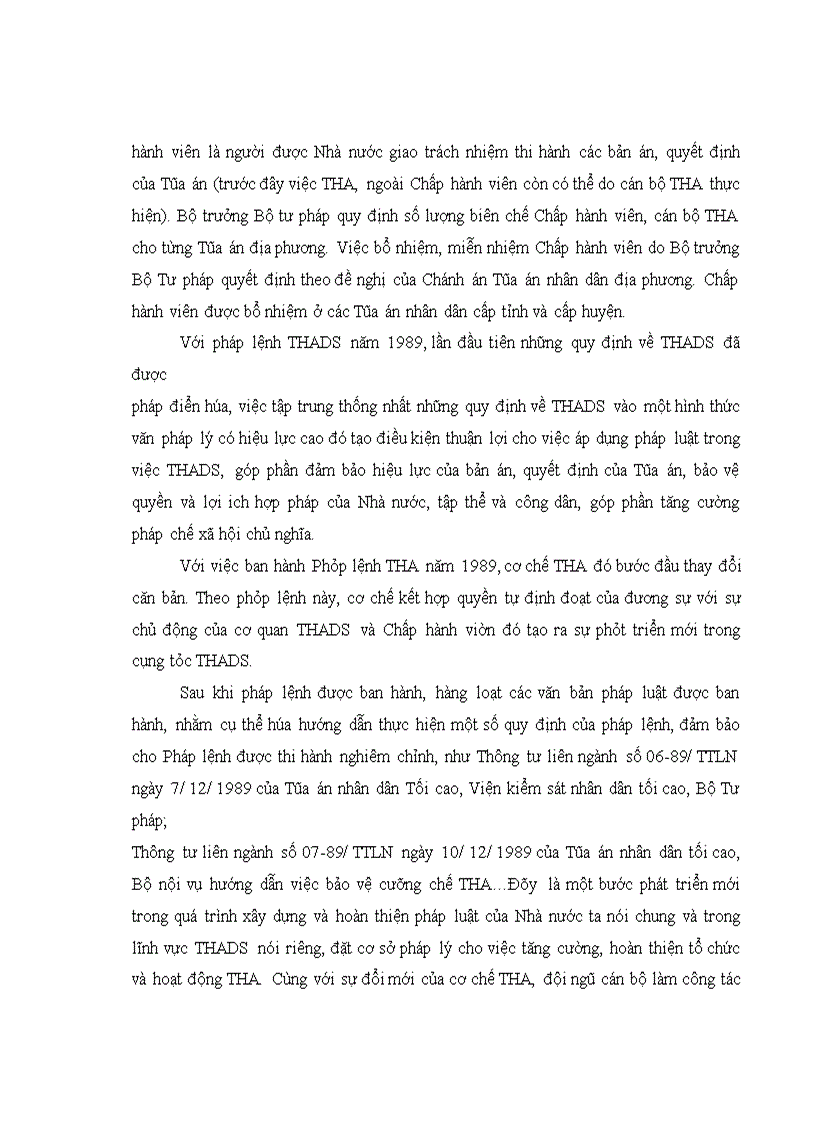 image for page Cơ quan thi hành án dân sự- Cơ quan chuyên môn trong bộ máy hành chính