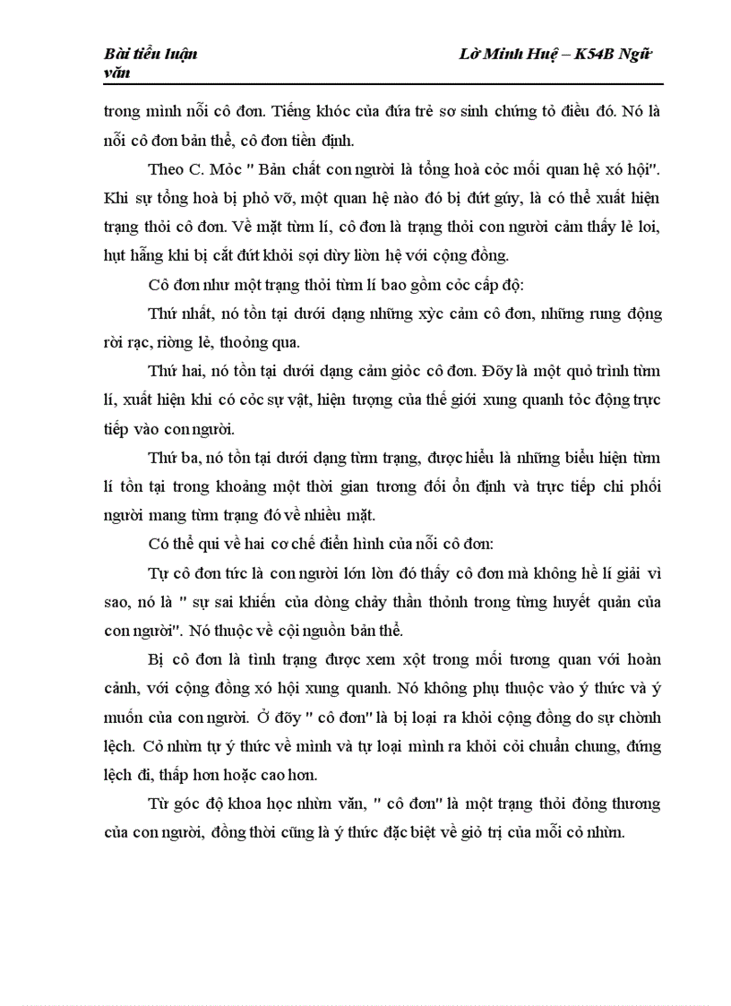 image for page Một số phương thức nghệ thuật khắc hoạ hình tượng con người cô đơn trong Thiên sứ của Phạm Thị Hoài