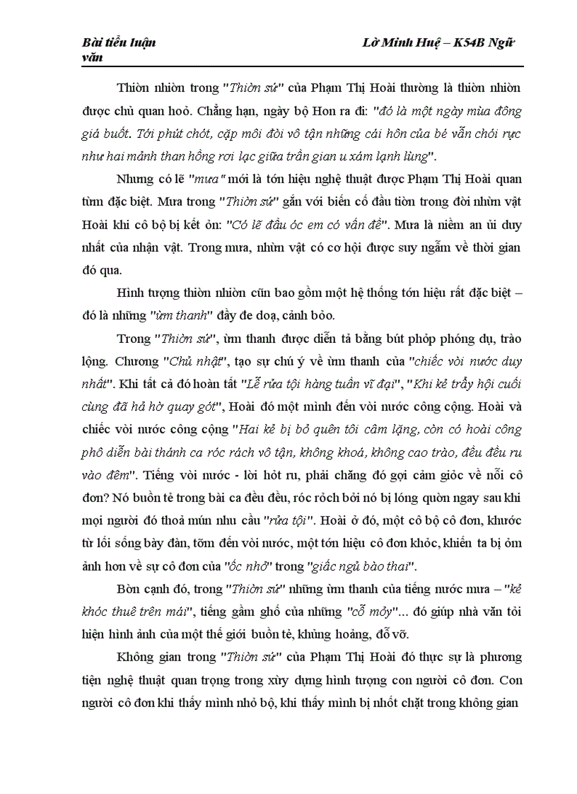 image for page Một số phương thức nghệ thuật khắc hoạ hình tượng con người cô đơn trong Thiên sứ của Phạm Thị Hoài