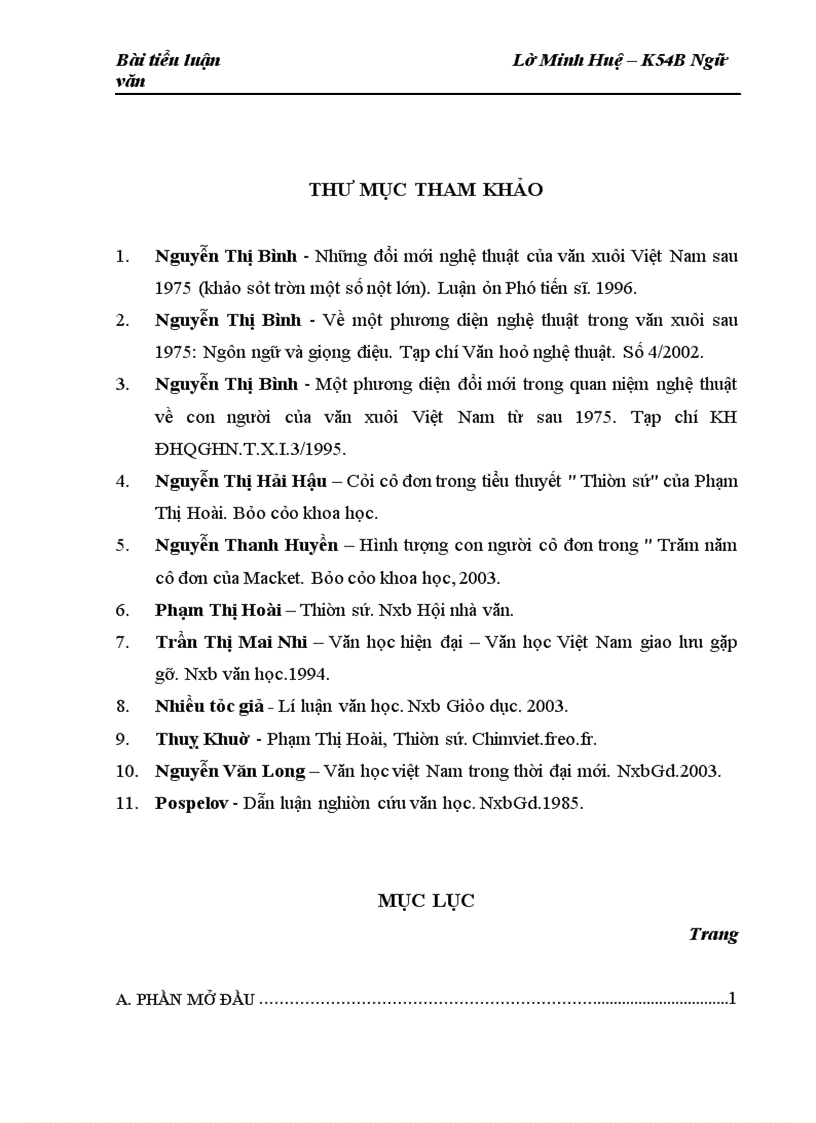 image for page Một số phương thức nghệ thuật khắc hoạ hình tượng con người cô đơn trong Thiên sứ của Phạm Thị Hoài
