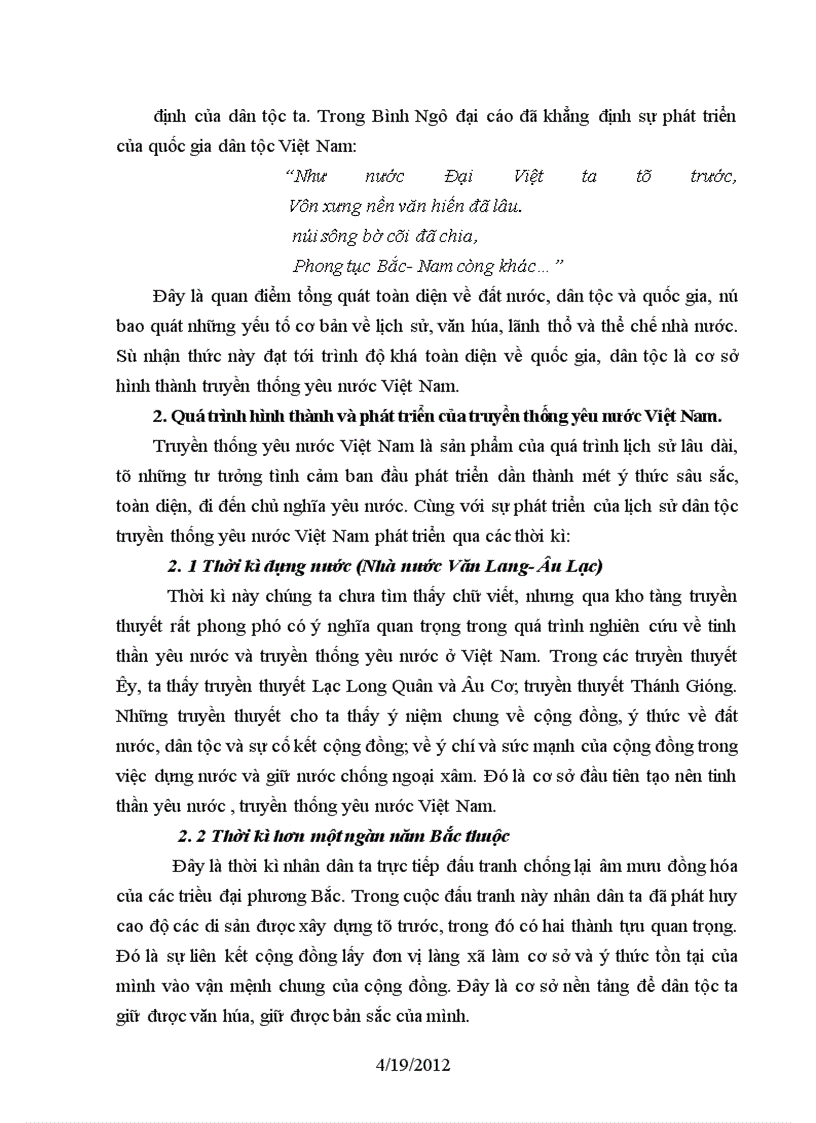 image for page Cơ sở hình thành và phát triển truyền thống