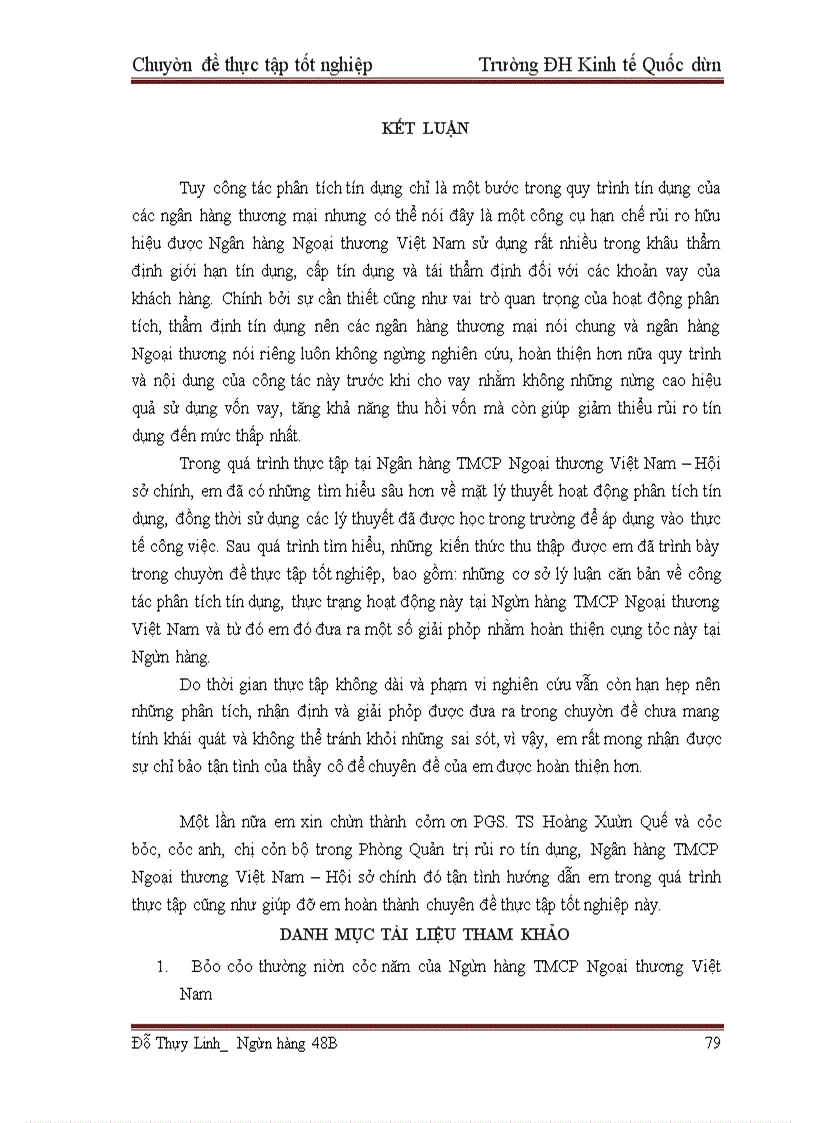 image for page Nâng cao chất lượng phân tích tín dụng khách hàng doanh nghiệp tại ngân hàng TMCP Ngoại thương Việt Nam