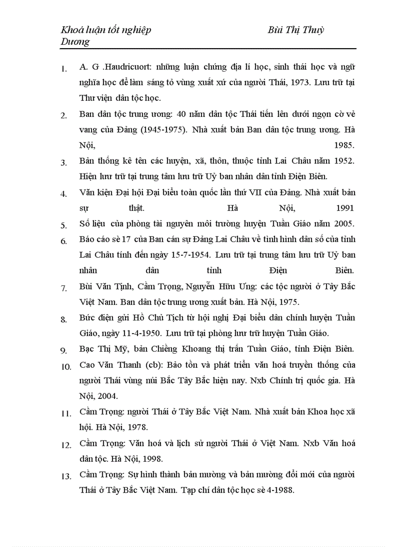 image for page Bước đầu tìm hiểu nghề thủ công truyền thống của người Thái huyện Tuần Giáo, tỉnh Điện Biên